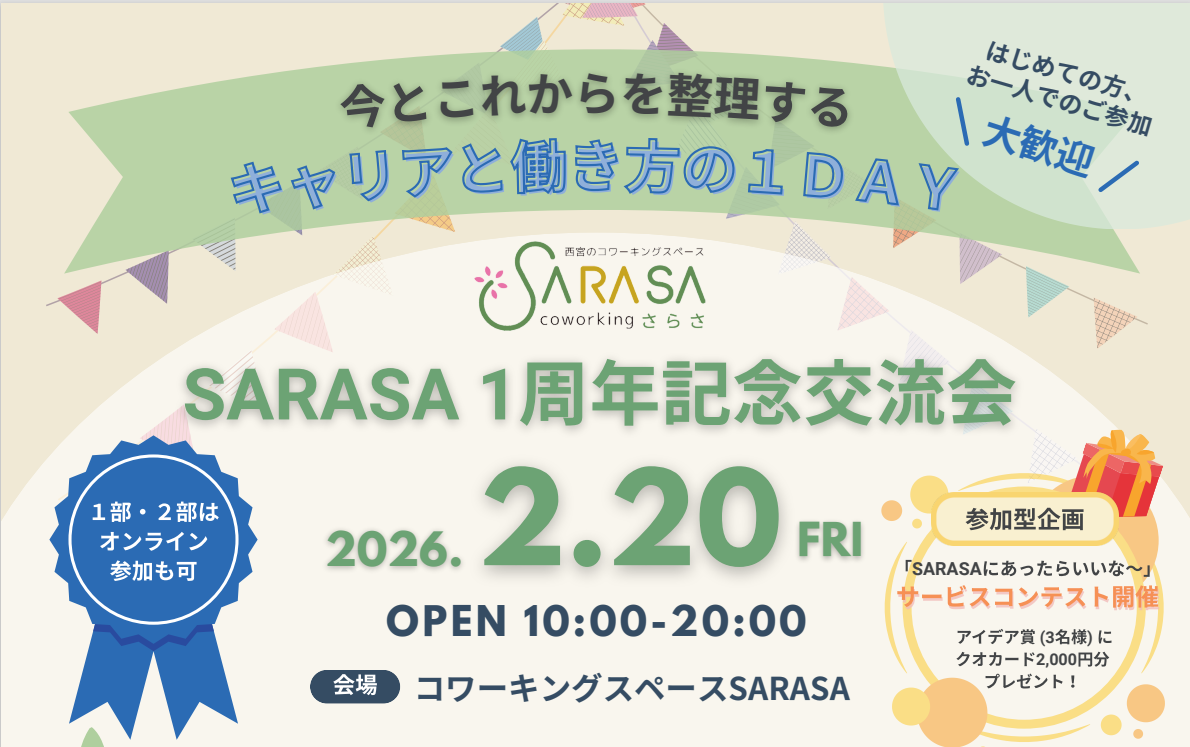 SARASA１周年記念交流会